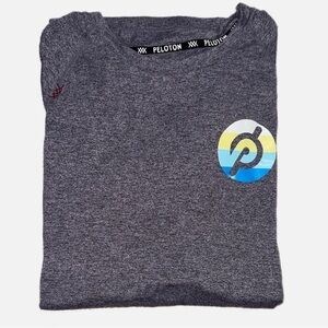 Rhone X Peloton Shirt Men' Size XL Gray/Purple Cycling Activewear